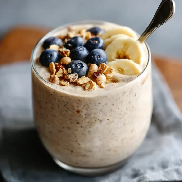 Steps Perfect Peanut Butter Banana Overnight Oats