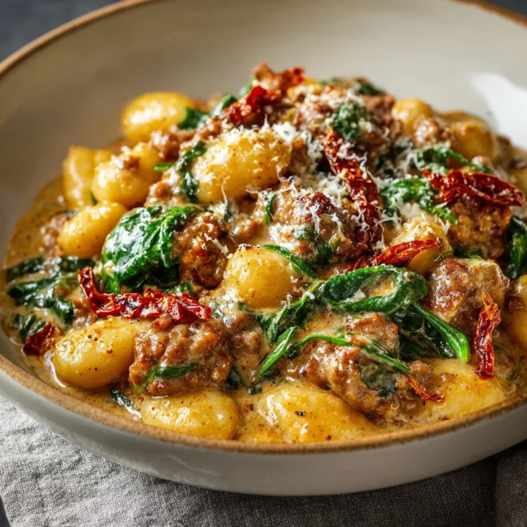 Italian Sausage Sun Dried Tomato Gnocchi Recipe