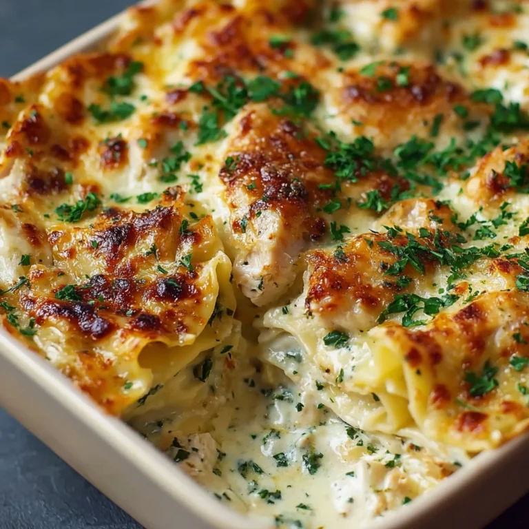Chicken Alfredo Lasagna