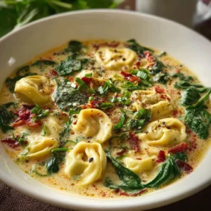 Creamy Tortellini Soup