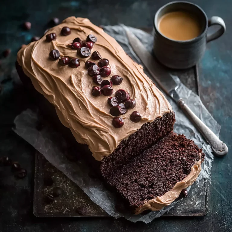 Tea Time Chocolate Loaf Coffee Frosting