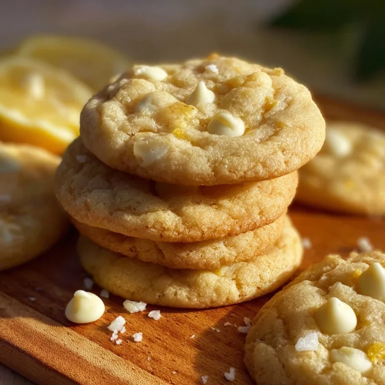 Soft Meltinyourmouth Lemon White Chocolate Chip Cookies Recipe