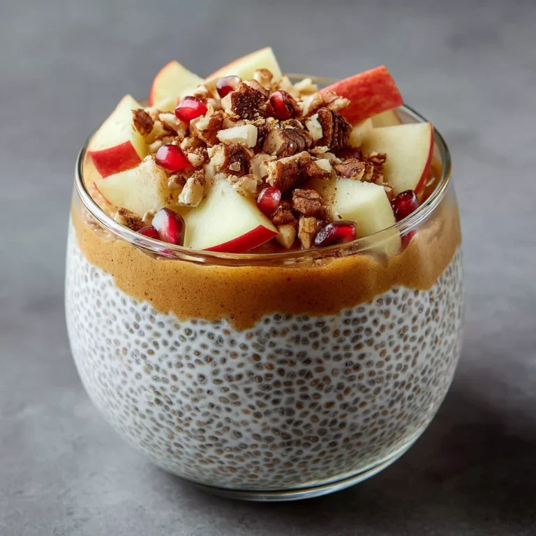 Apple Crumble Chia Pudding