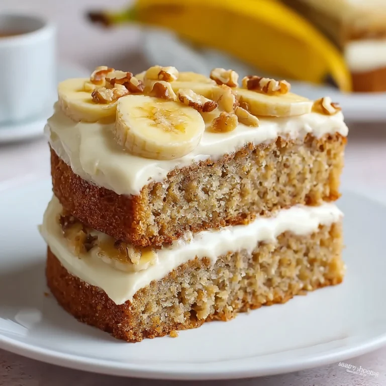 Banana Cake Filling