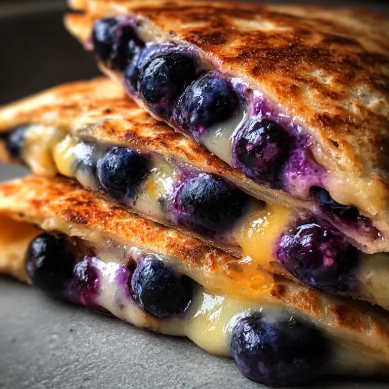 Blueberry Breakfast Quesadilla