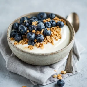 Blueberry Granola Yogurt Bowl: Easy & Healthy Breakfast