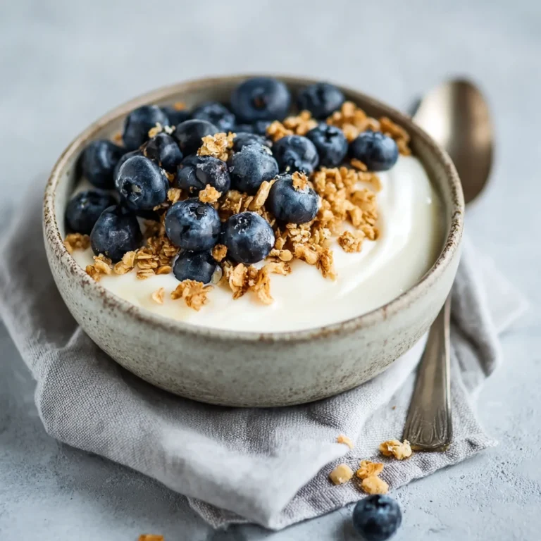 Blueberry Granola Yogurt Bowl Healthy Breakfast