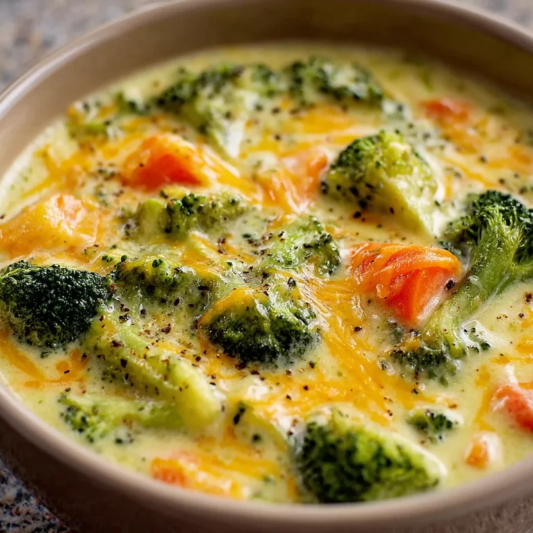 Broccoli Potato Cheese Soup Recipe