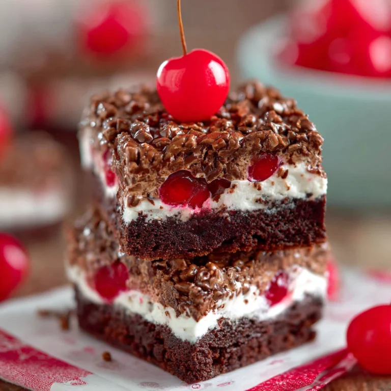 Cherry Brownie Dream Bars
