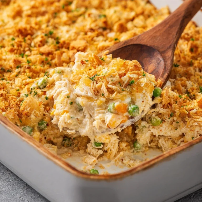 Chicken Casserole Ritz Crackers