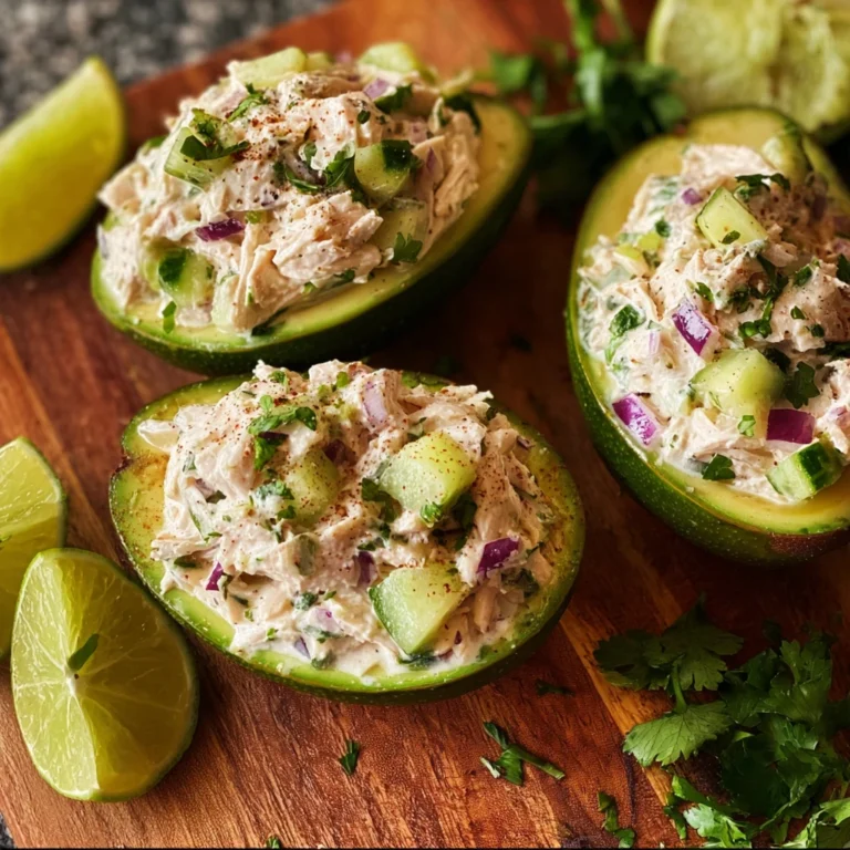 Chicken Salad Stuffed Avocado