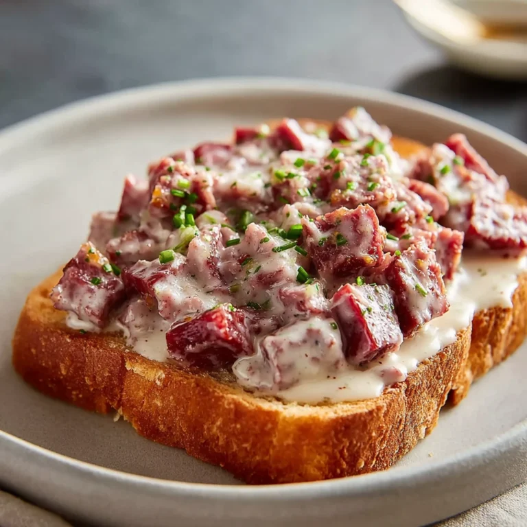 Chipped Beef Toast
