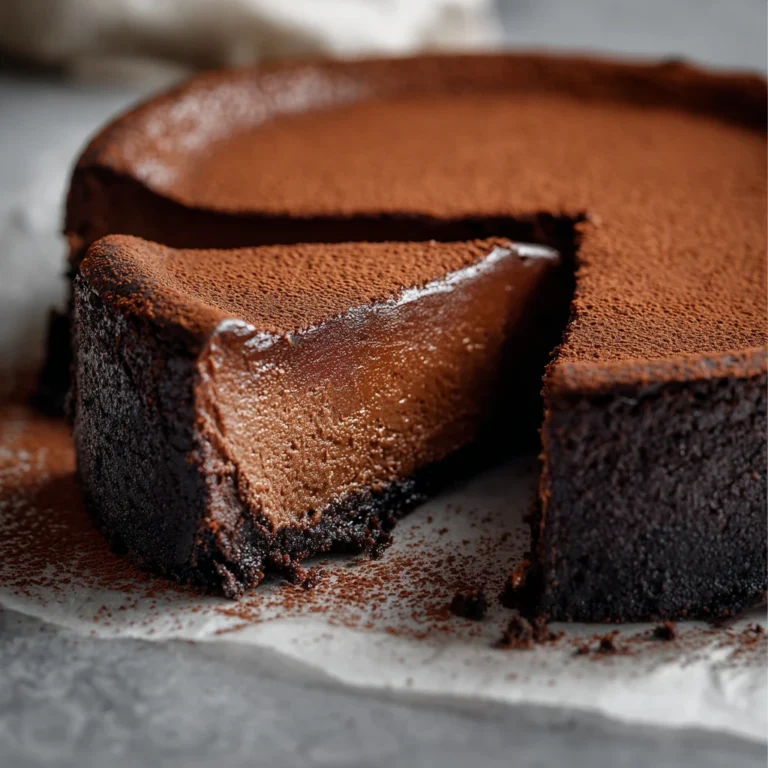 Chocolate Basque Cheesecake