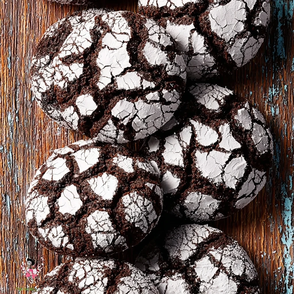 Chocolate Crinkle Cookies Recipe