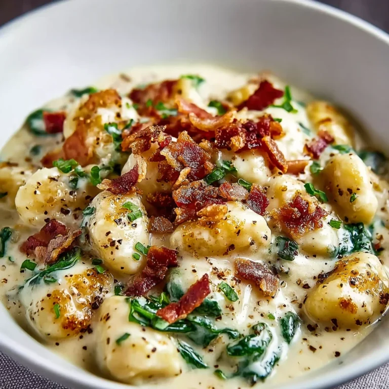 Crack Chicken Gnocchi Bacon Spinach