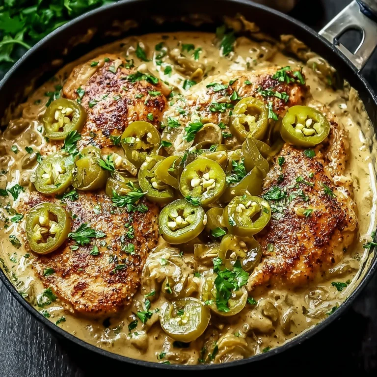 Creamy Pepperoncini Chicken Skillet