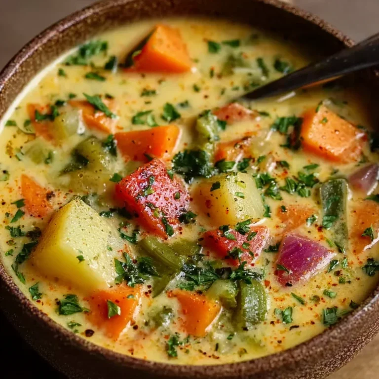 Creamy Spring Vegetable Soup
