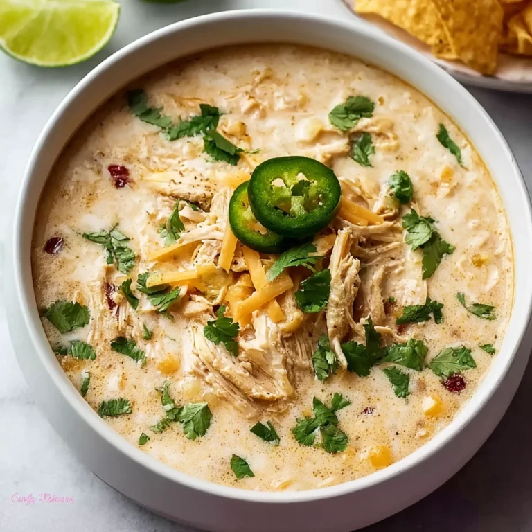Creamy White Chicken Enchilada Soup