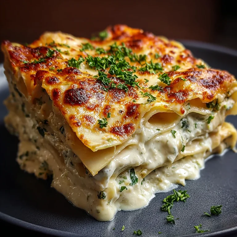 Creamy White Lasagna Delight