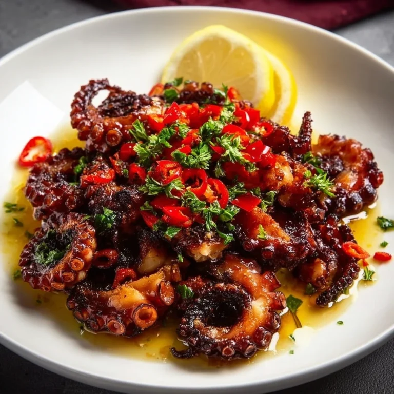 Crispy Marinated Baby Octopus