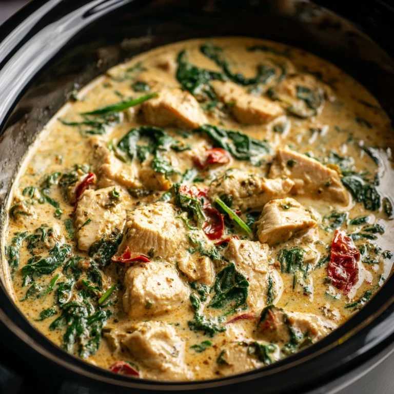 Crockpot Tuscan Chicken