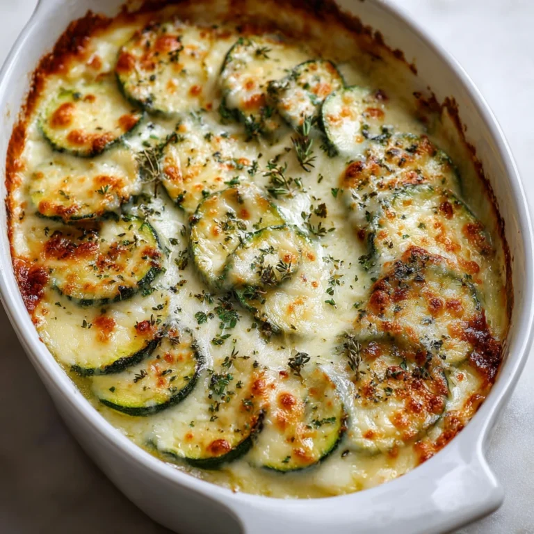 Delicious Mozzarella Zucchini Casserole