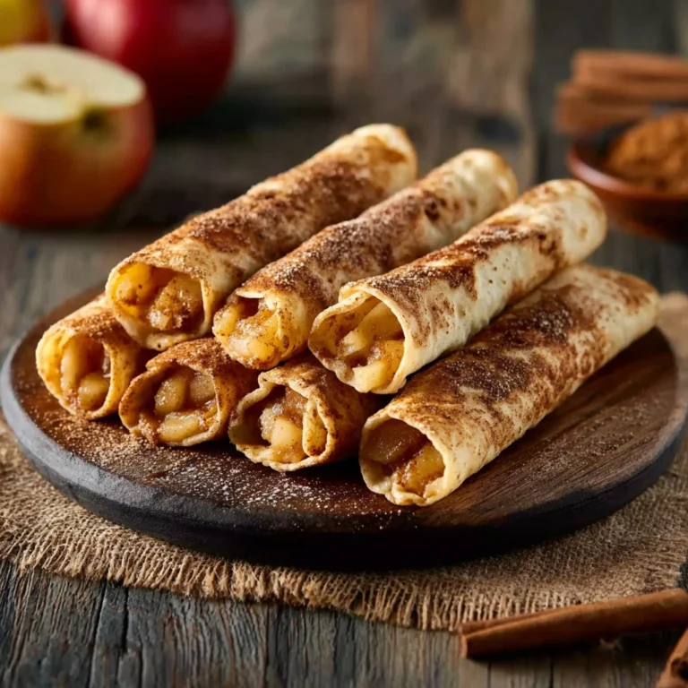 Air Fryer Apple Pie Taquitos