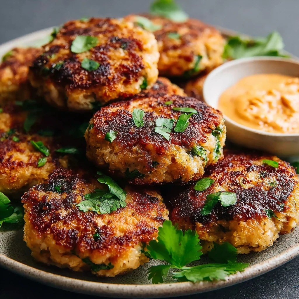 Asian Tuna Cakes Spicy Sriracha Mayo Incredible 5step