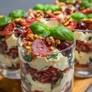 Easy Mini Charcuterie Cups for Graduation Buffet Ideas
