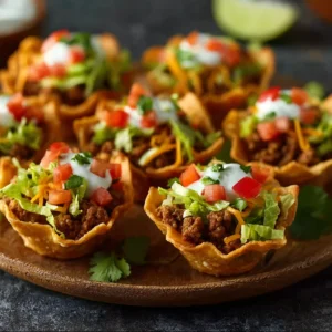 Easy Taco Cups