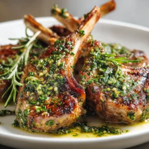 Garlic Herb Lamb Chops
