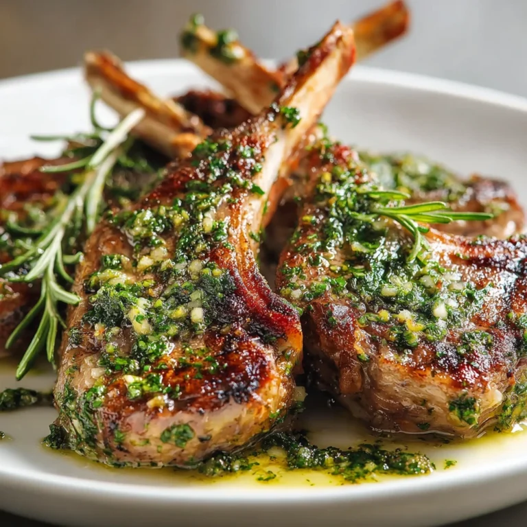 Garlic Herb Lamb Chops