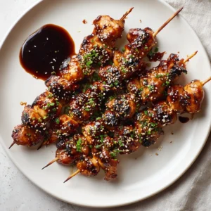 Grilled Sesame Chicken Kabobs: Easy & Flavorful Recipe