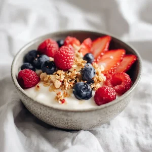 Healthy Berry Granola Yogurt Bowl Recipe – Quick Breakfast