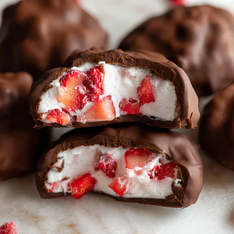 Healthy Chocolate Strawberry Yogurt Clusters