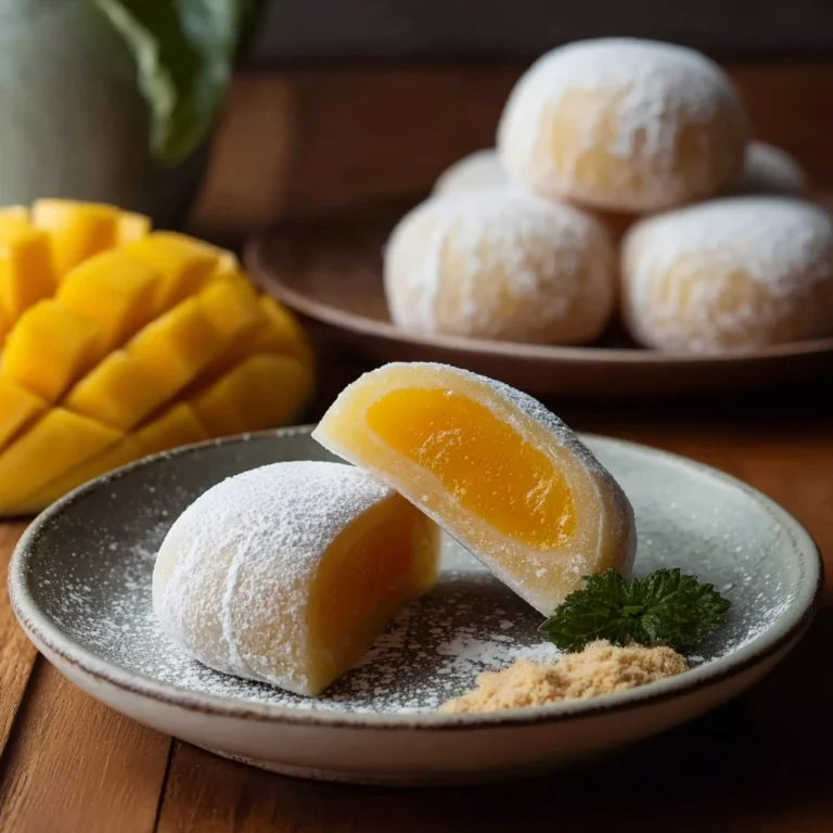 Homemade Mango Mochi