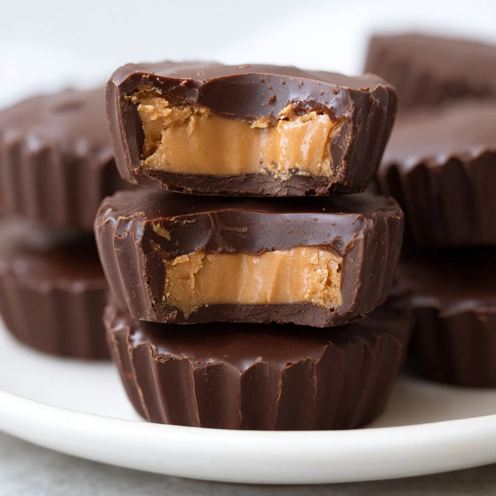 Ice Cube Tray Peanut Butter Cups