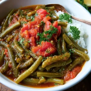 Lebanese Green Bean Stew