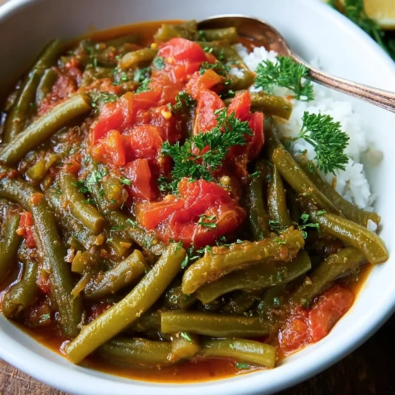 Lebanese Green Bean Stew