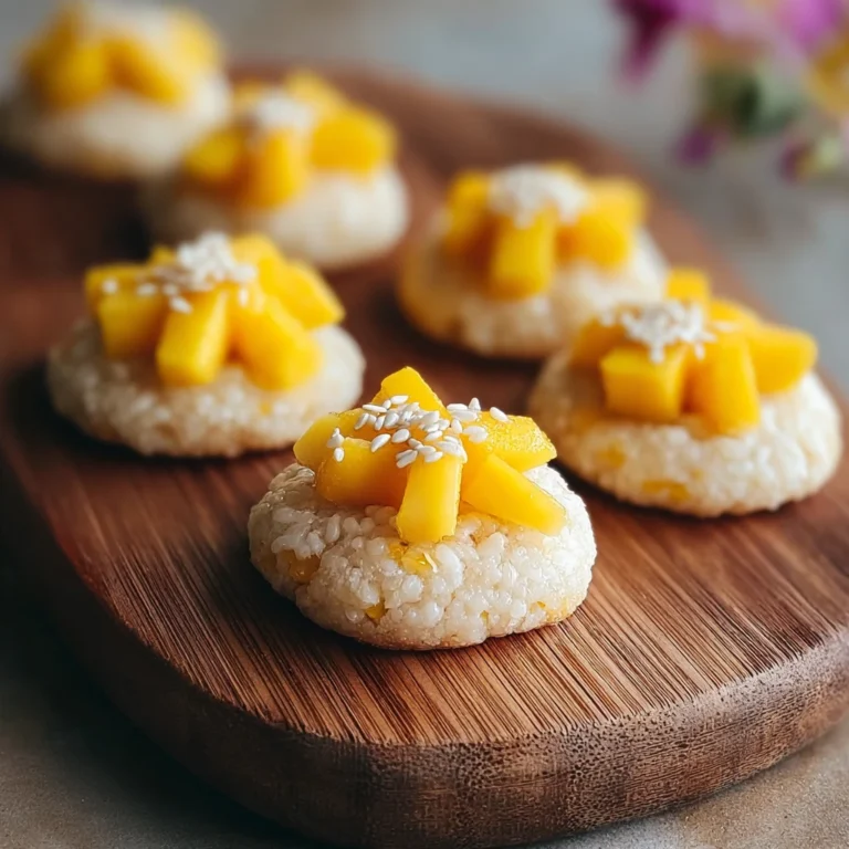 Mango Sticky Rice Cookies Chewy Tropical Bliss Awaits