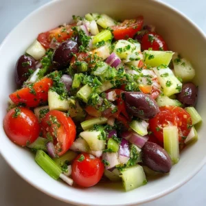 Mediterranean Celery Salad