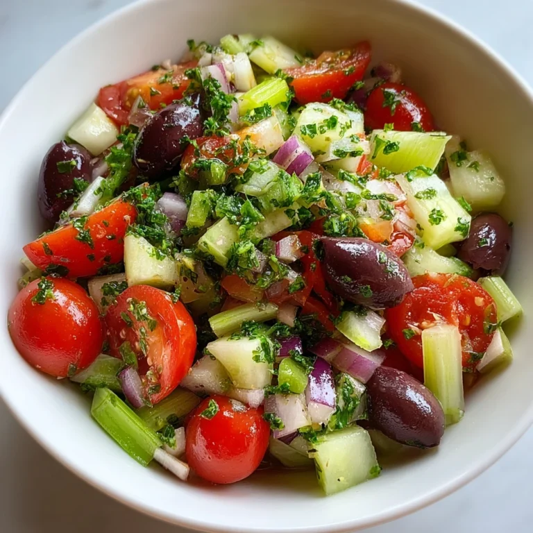 Mediterranean Celery Salad