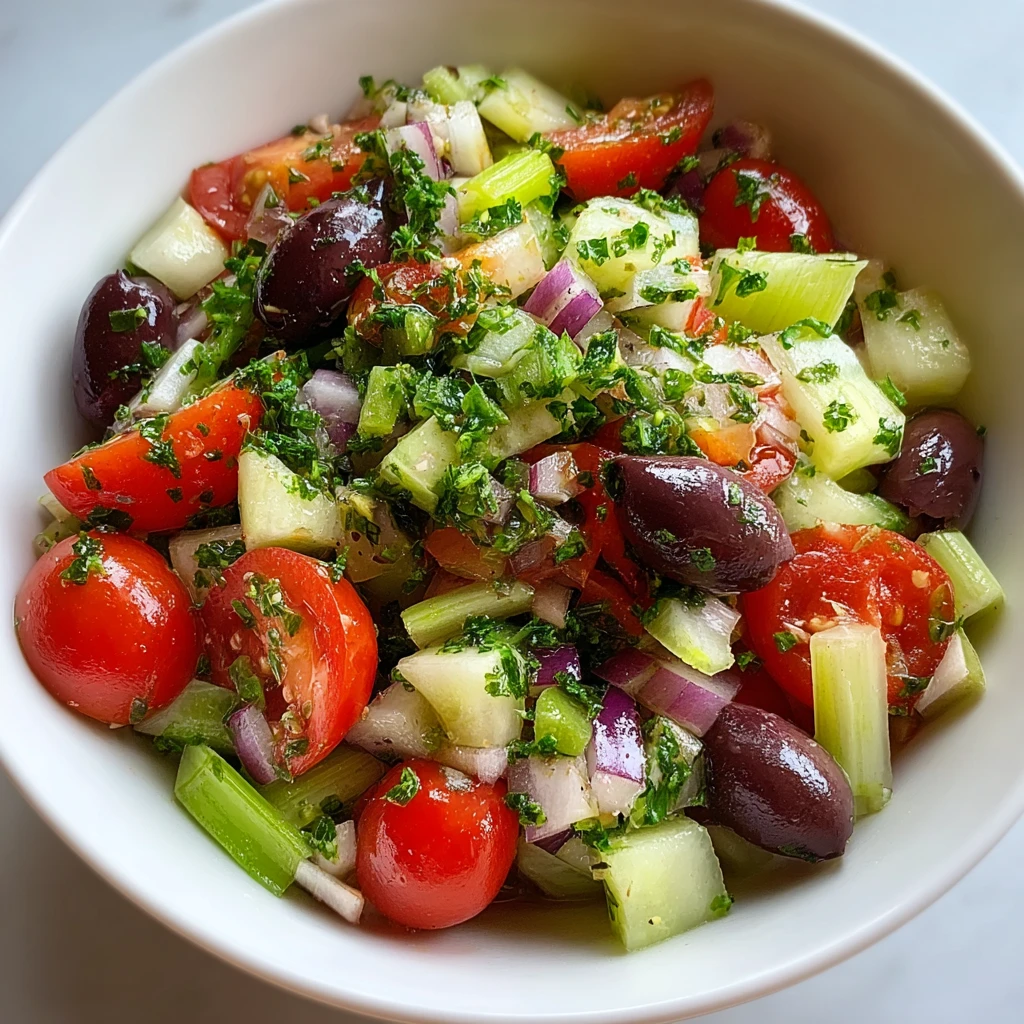 Mediterranean Celery Salad