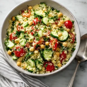 Mediterranean Spring Couscous Salad: Fresh & Easy Recipe
