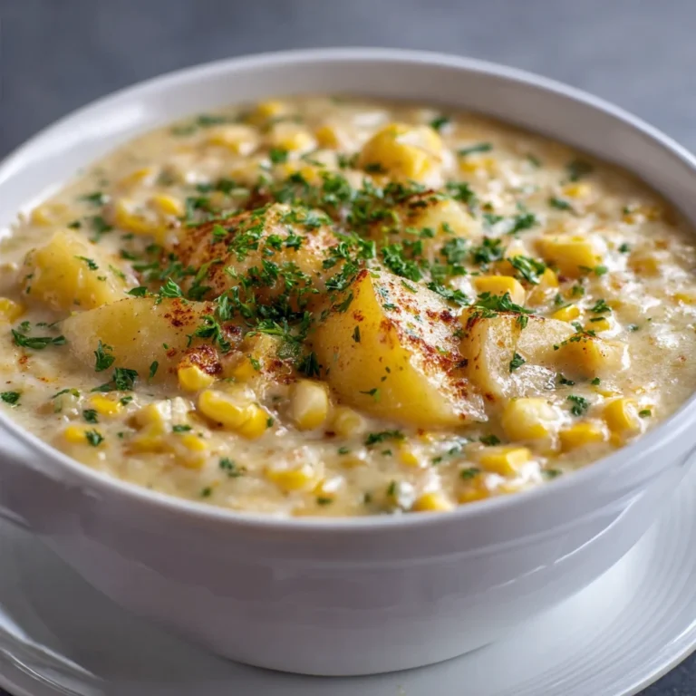 Mouthwatering Crockpot Potato Corn Chowder Creamy