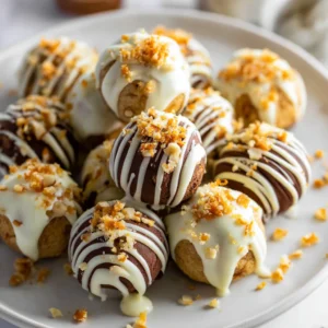 No-Bake Carrot Cake Protein Balls