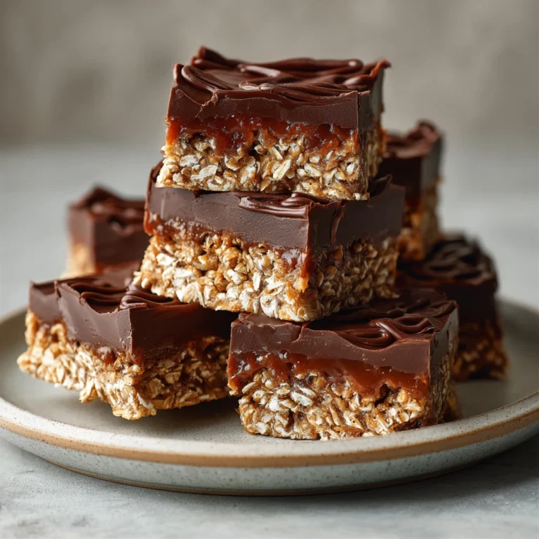 Nobake Chocolate Oat Bars