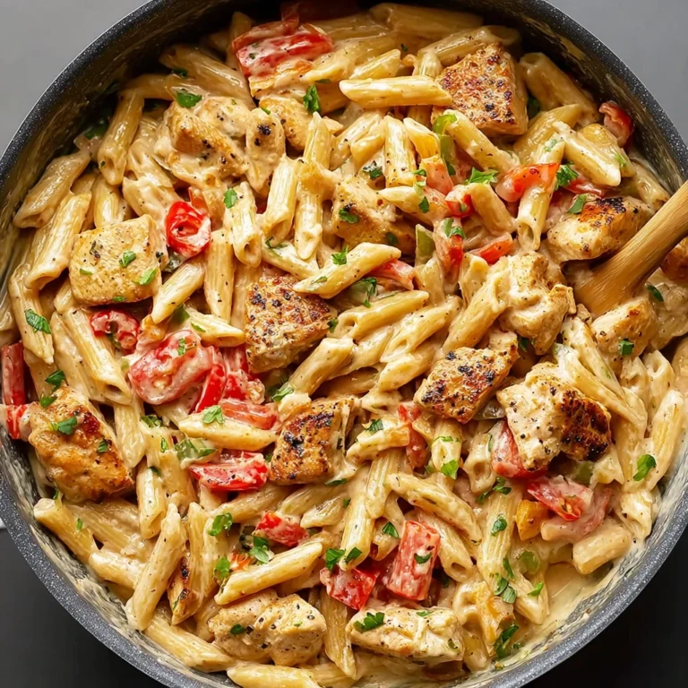 One Pot Creamy Cajun Chicken Pasta