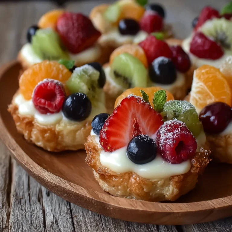 Perfect Mini Fruit Tart Cups Recipe Homemade Vanilla