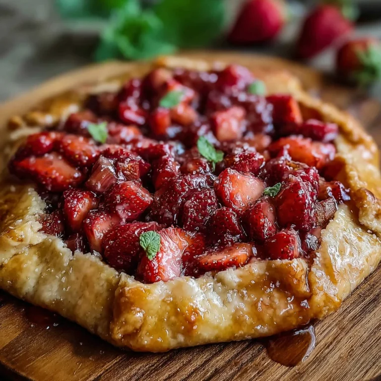 Perfect Strawberry Rhubarb Galette Recipe Homemade Vanilla Bean
